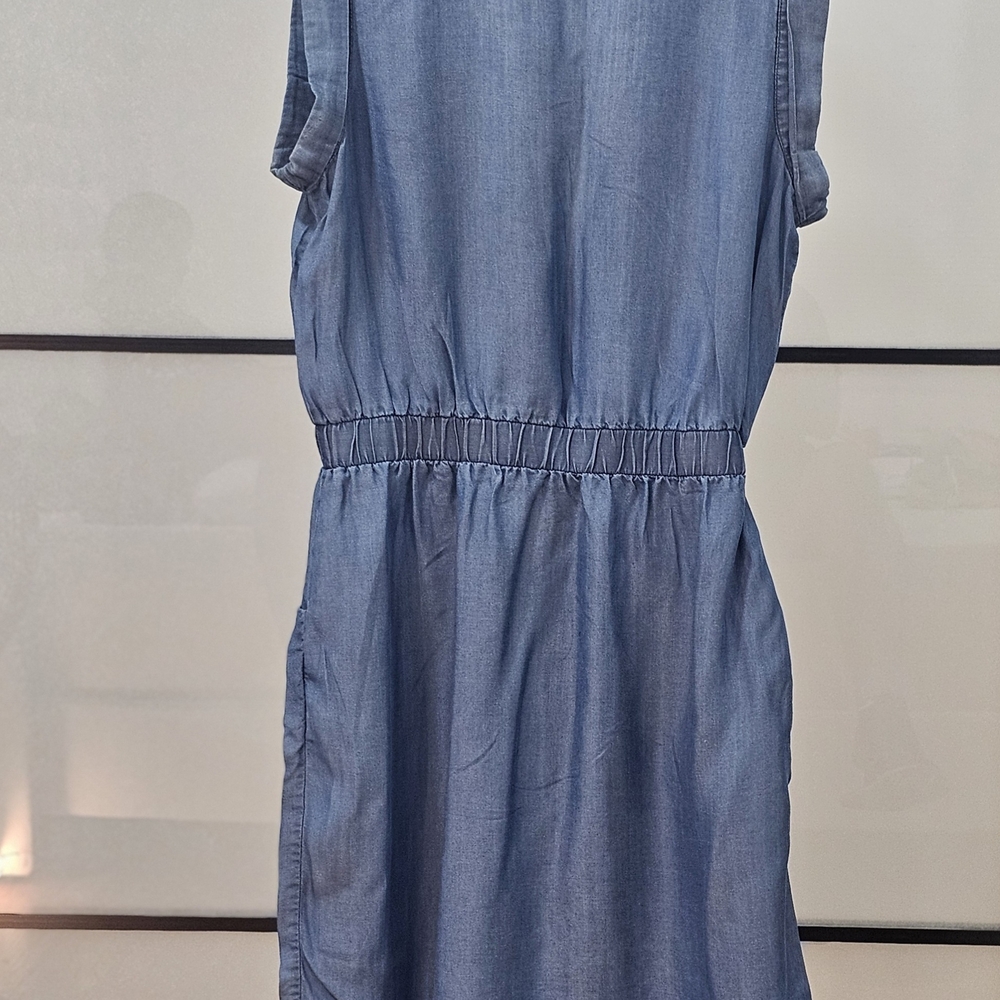 XOXO Sleeveless Light Blue Dress - Picture 4 of 6